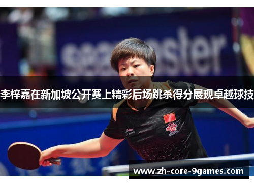 李梓嘉在新加坡公开赛上精彩后场跳杀得分展现卓越球技 李梓嘉在新加坡公开赛上精彩后场跳杀得分展现卓越球技